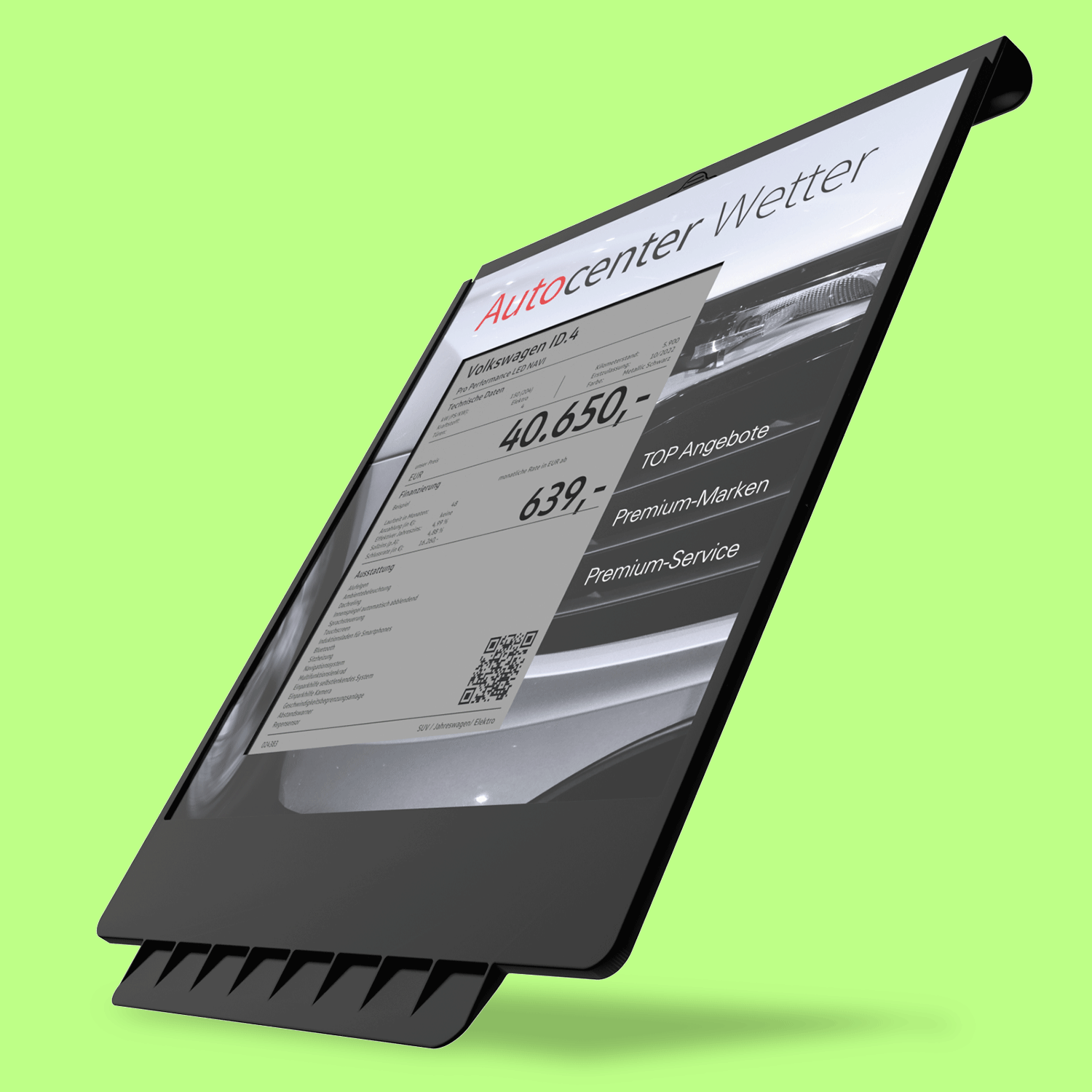 Digitales Auto Display
